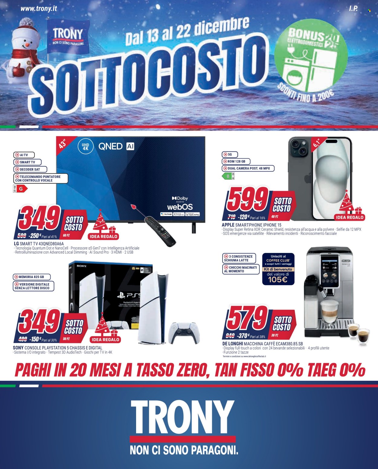 Volantino Trony - 13/12/2025 - 22/12/2025. Pagina 1