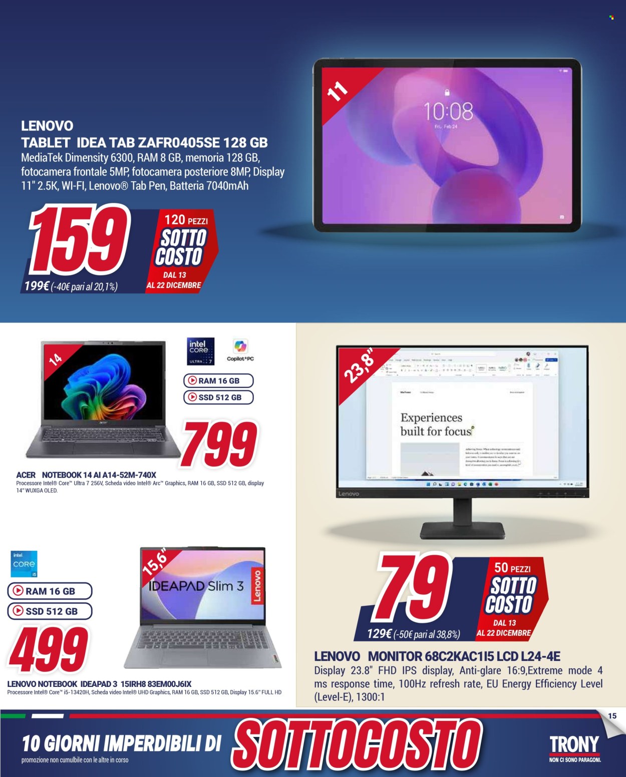Volantino Trony - 13/12/2025 - 22/12/2025. Pagina 15
