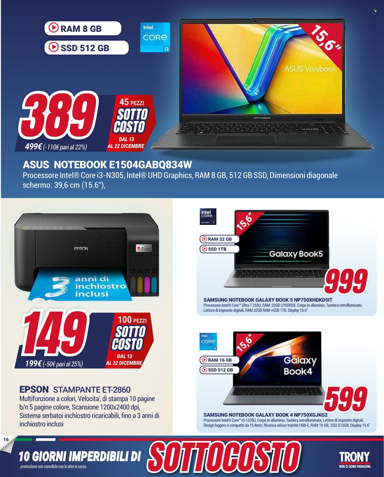 Volantino Trony - 13/12/2025 - 22/12/2025. Pagina 16