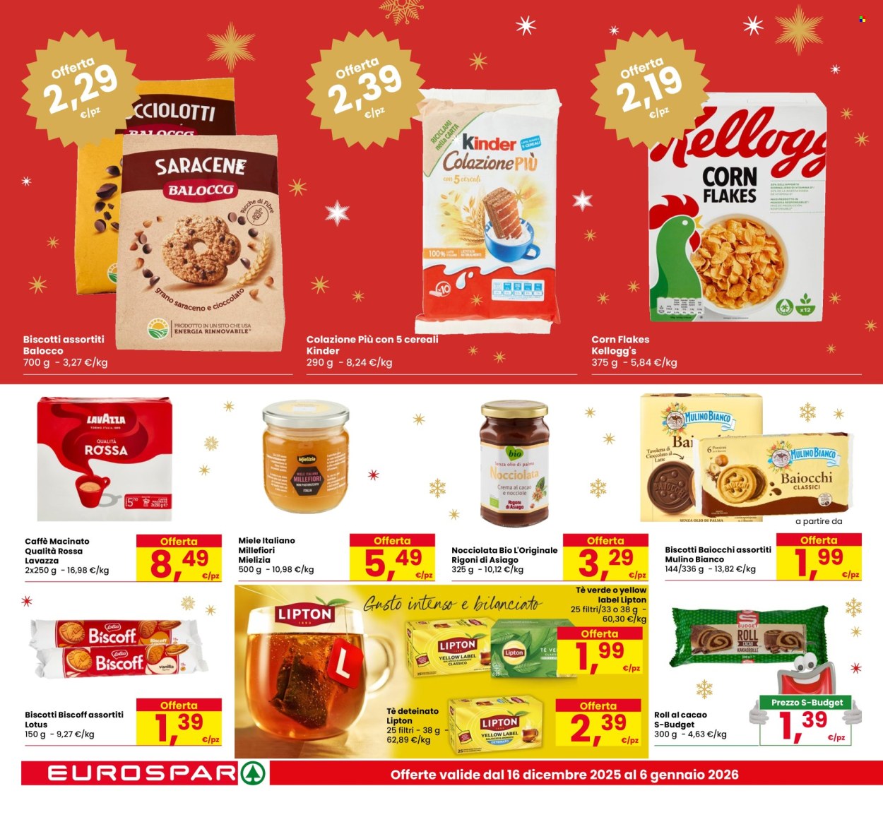 Volantino Eurospar - 16/12/2025 - 6/1/2026. Pagina 20