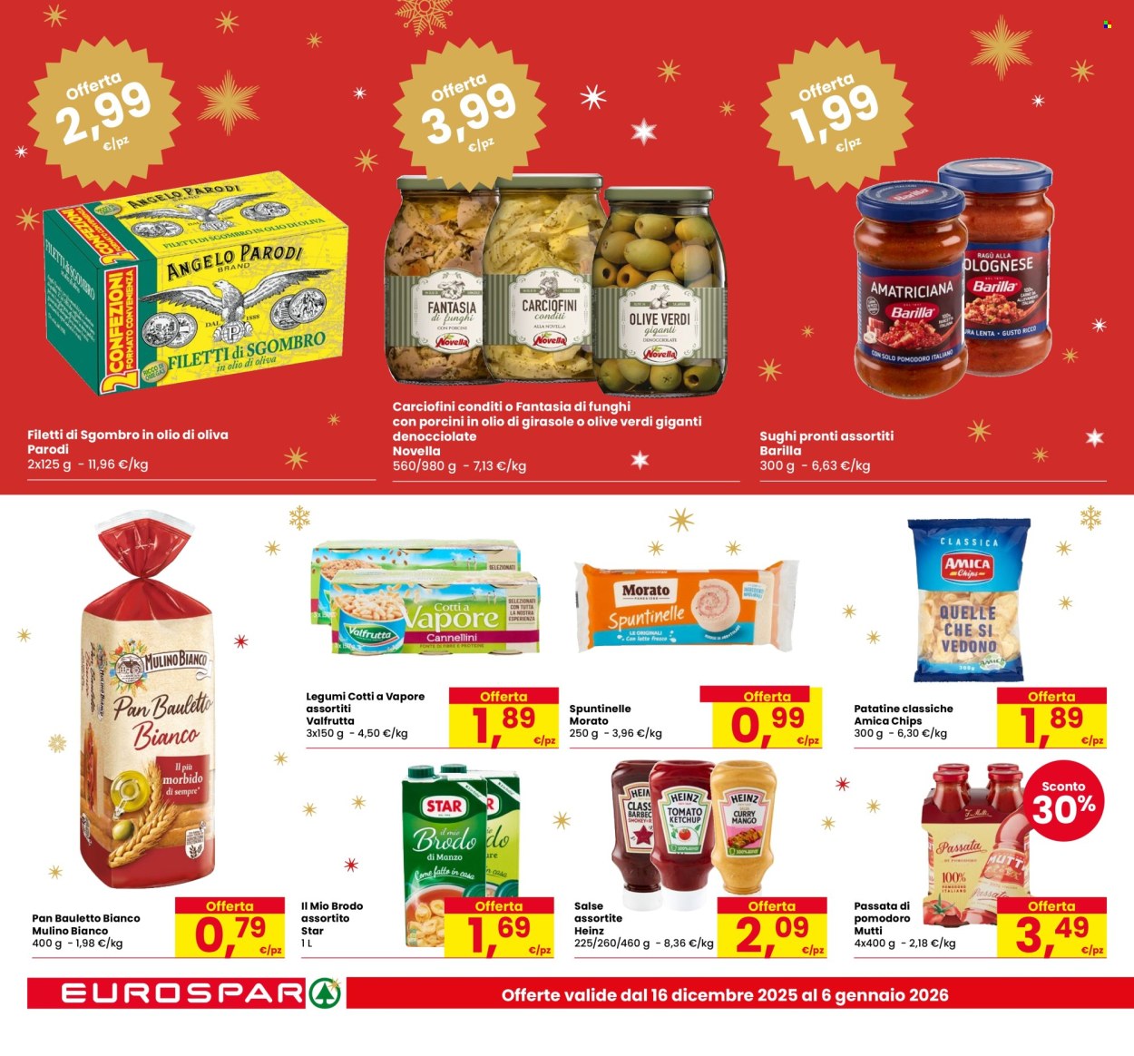 Volantino Eurospar - 16/12/2025 - 6/1/2026. Pagina 22