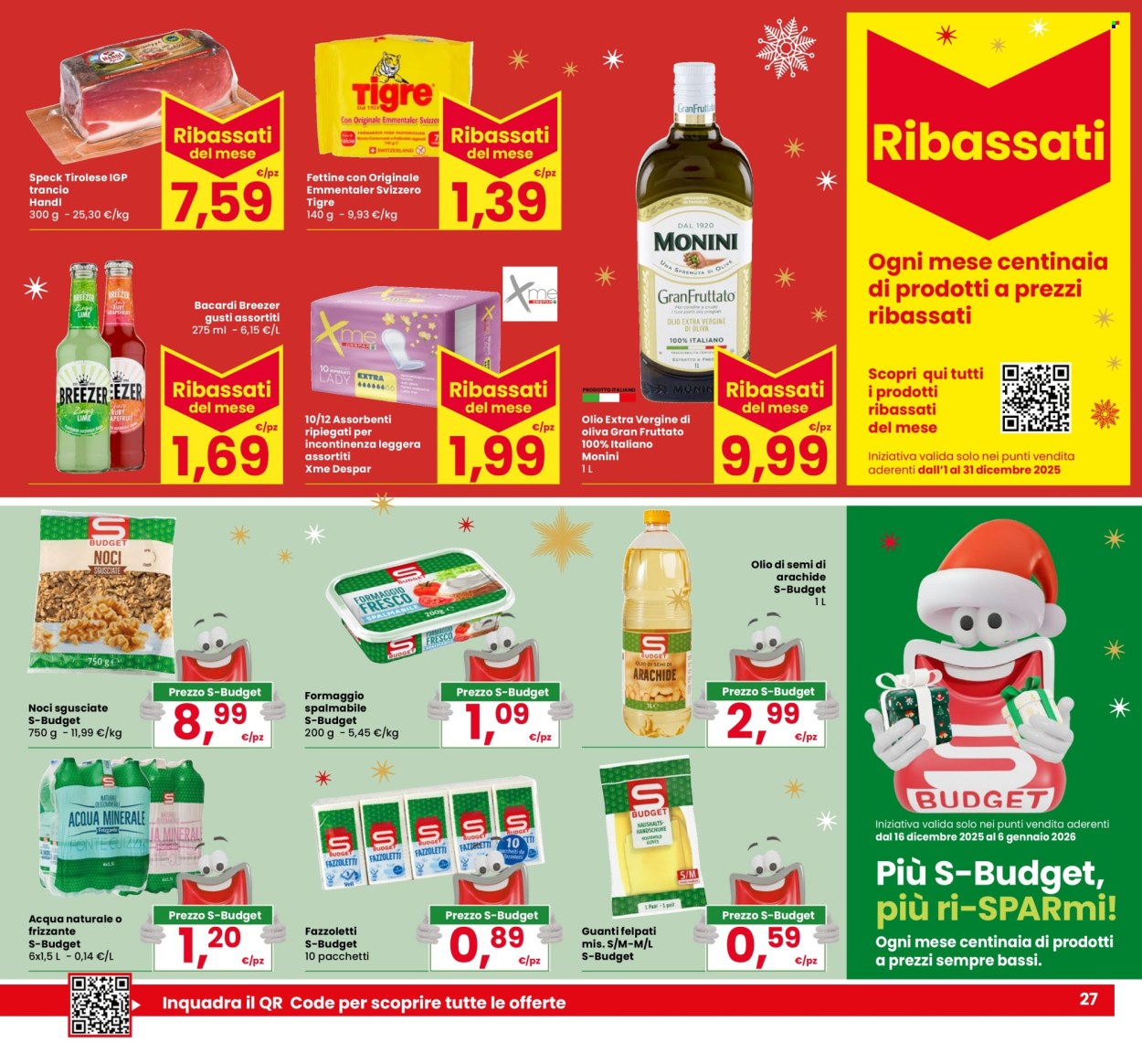 Volantino Eurospar - 16/12/2025 - 6/1/2026. Pagina 27
