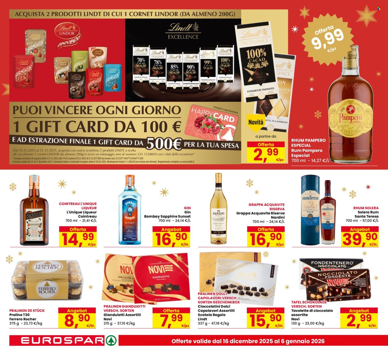Volantino Eurospar - 16/12/2025 - 6/1/2026. Pagina 16