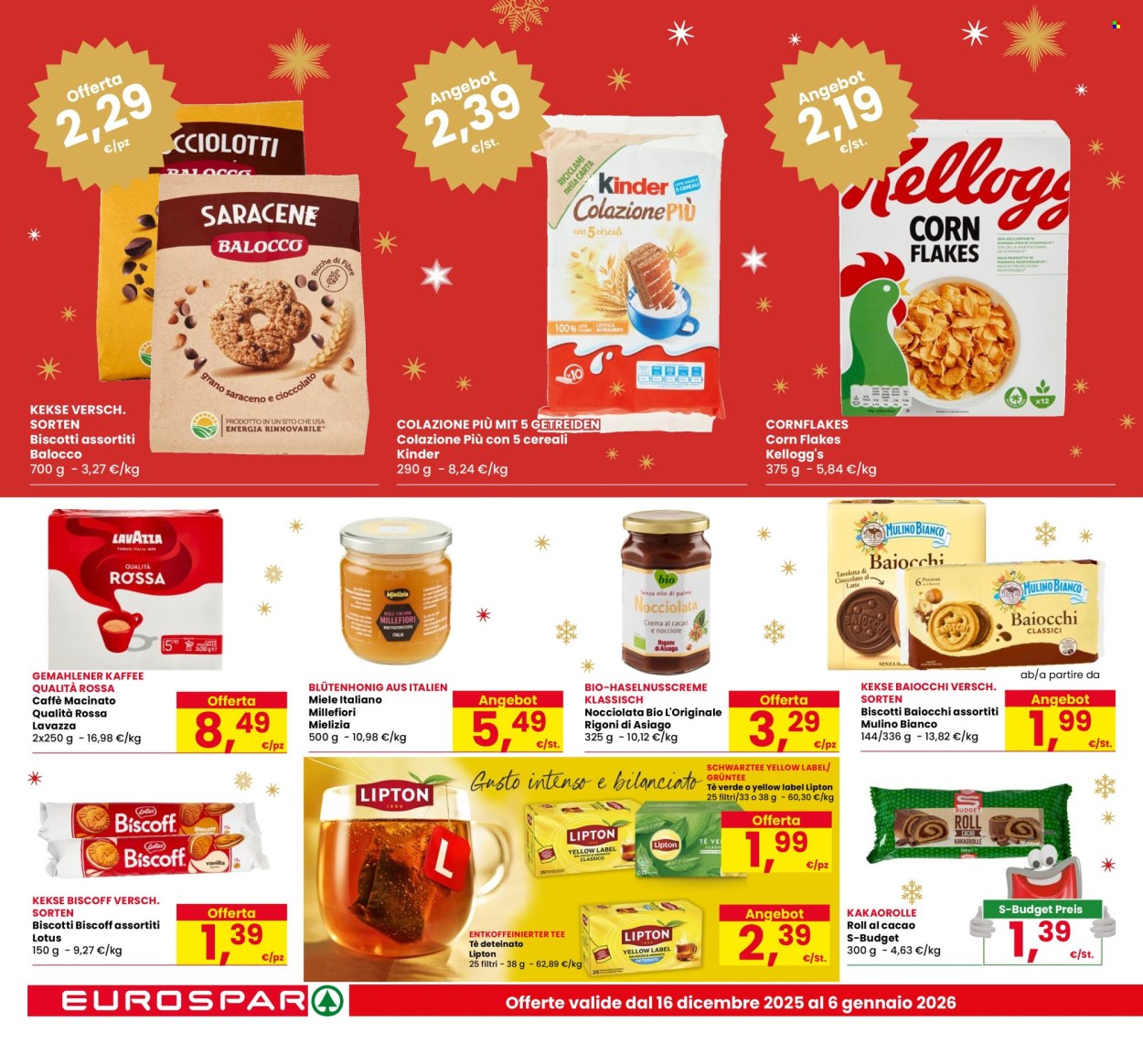 Volantino Eurospar - 16/12/2025 - 6/1/2026. Pagina 20