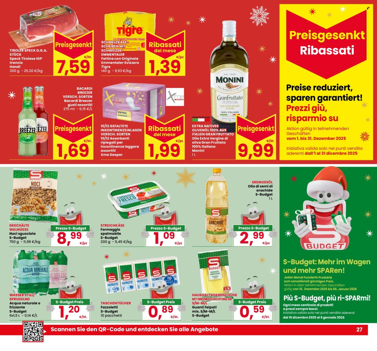 Volantino Eurospar - 16/12/2025 - 6/1/2026. Pagina 27