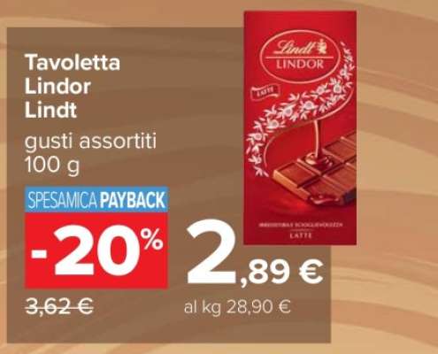 Tavoletta Lindor Lindt