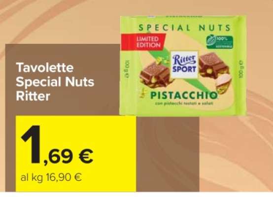 Tavolette Special Nuts Ritter