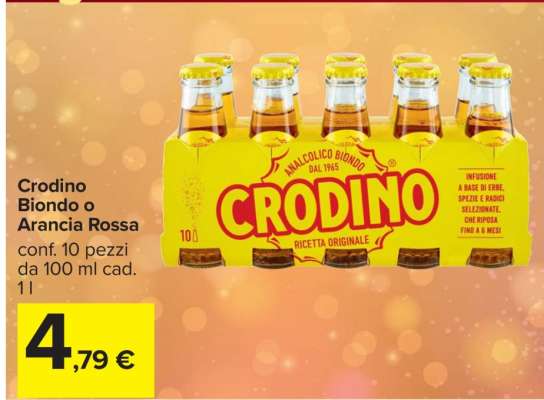 Crodino Biondo o Arancia Rossa