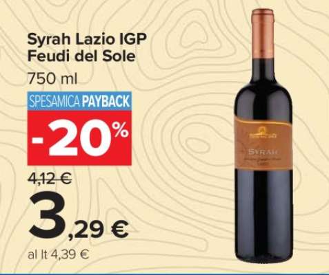 Syrah Lazio IGP Feudi del Sole