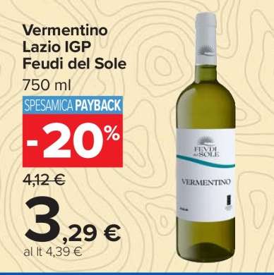 Vermentino Lazio IGP Feudi del Sole