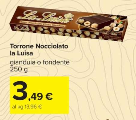 Torrone Nocciolato la Luisa