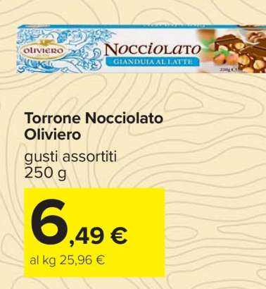 Torrone Nocciolato Oliviero