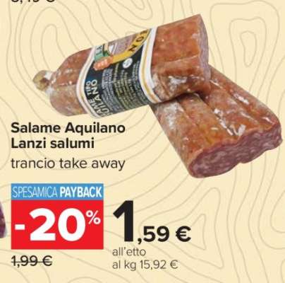 Salame Aquilano Lanzi salumi