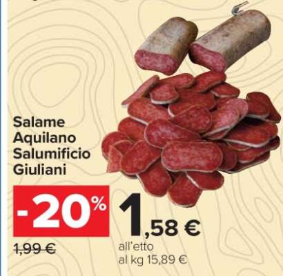 Salame Aquilano Salumificio Giuliani