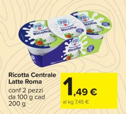 Ricotta Centrale Latte Roma