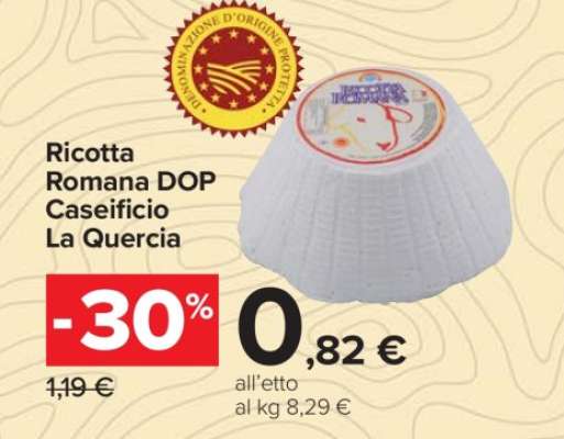 Ricotta Romana DOP Caseificio La Quercia