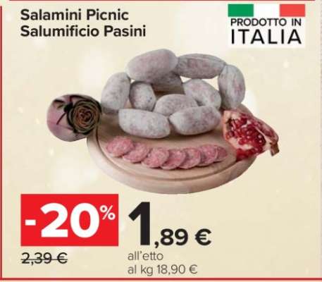 Salamini Picnic Salumificio Pasini