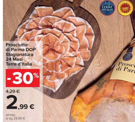 Prosciutto di Parma DOP Stagionatura 24 Mesi Terre d’Italia