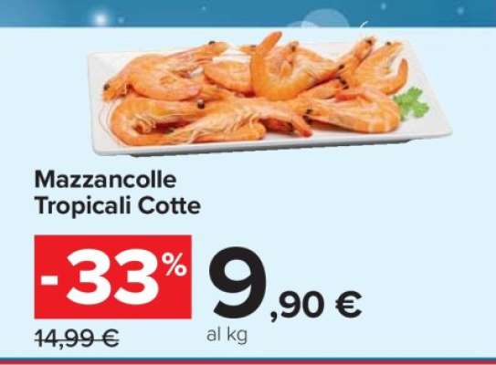 Mazzancolle Tropicali Cotte