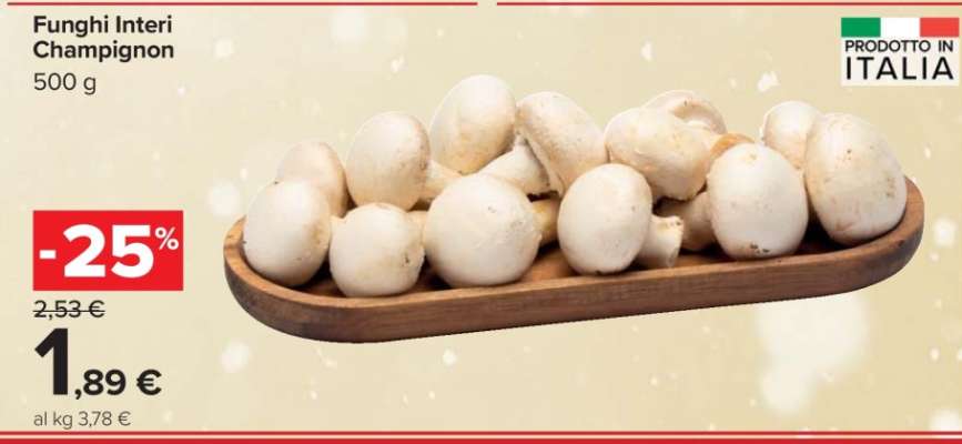 Funghi Interi Champignon