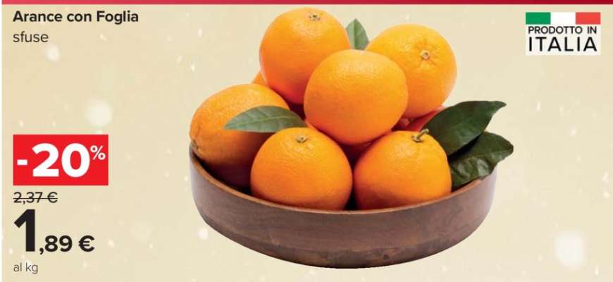 Arance con Foglia