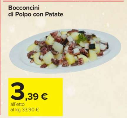 BOCCONCINI DI POLPO CON PATATE