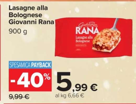 Lasagne alla Bolognese Giovanni Rana