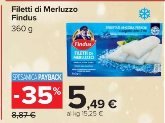 Filetti di Merluzzo Findus