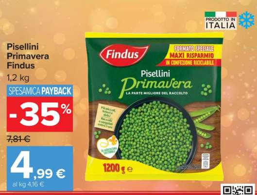 Pisellini Primavera Findus