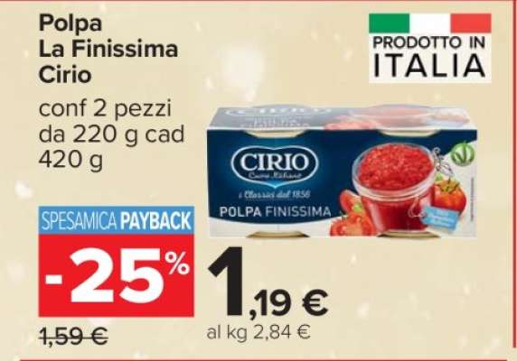Polpa La Finissima Cirio