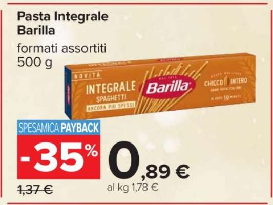 PASTA INTEGRALE BARILLA