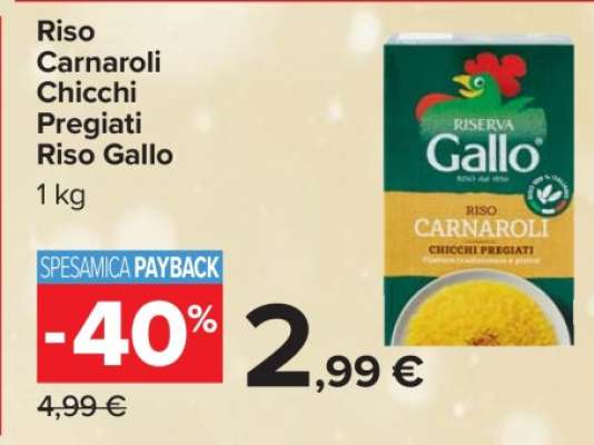 Riso Carnaroli Chicchi Pregiati Riso Gallo