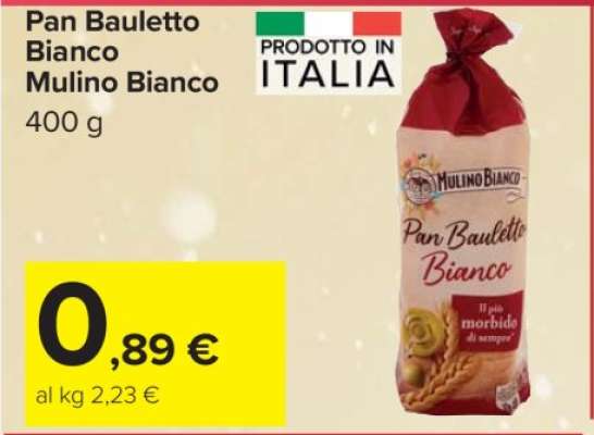 Pan Bauletto Bianco Mulino Bianco