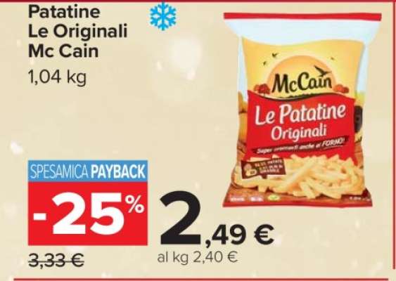 Patatine Le Originali Mc Cain