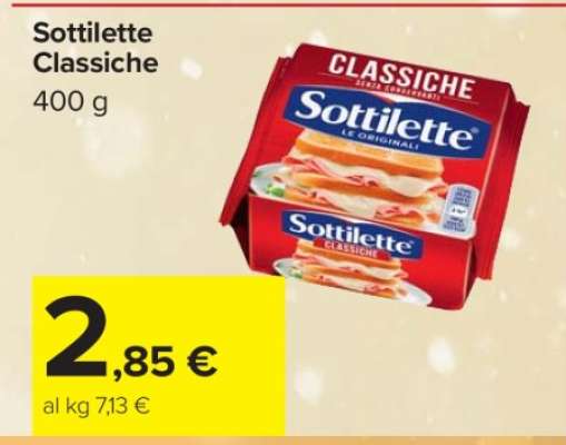 Sottilette Classiche