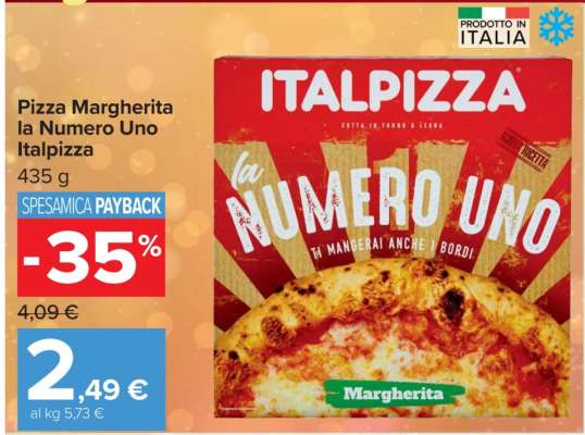 Pizza Margherita La Numero Uno Italpizza