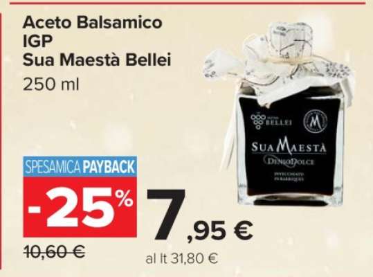 Aceto Balsamico IGP Sua Maestà Bellei