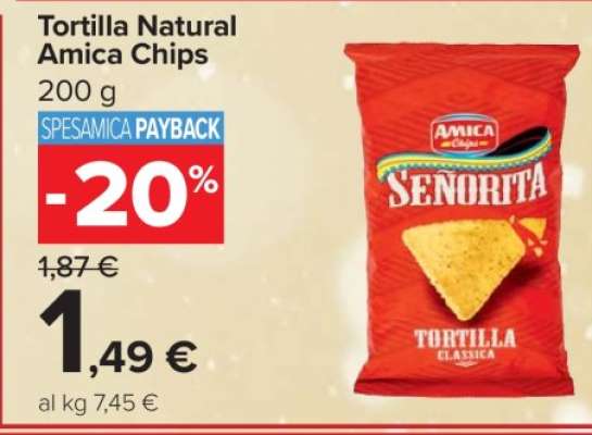 Tortilla Natural Amica Chips