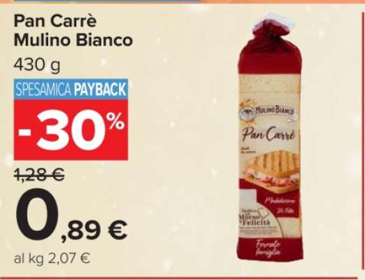 Pan Carrè Mulino Bianco