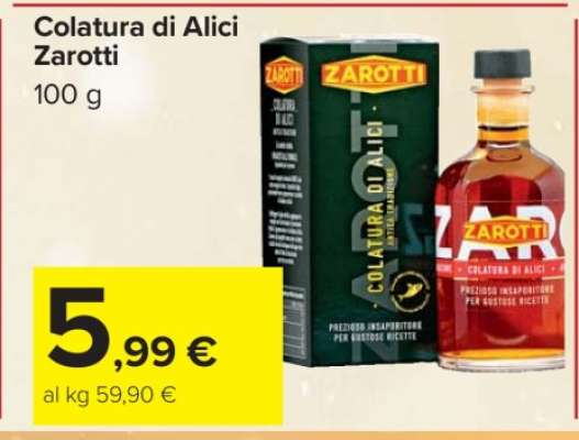 Colatura di Alici Zarotti