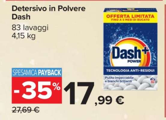 Detersivo in Polvere Dash