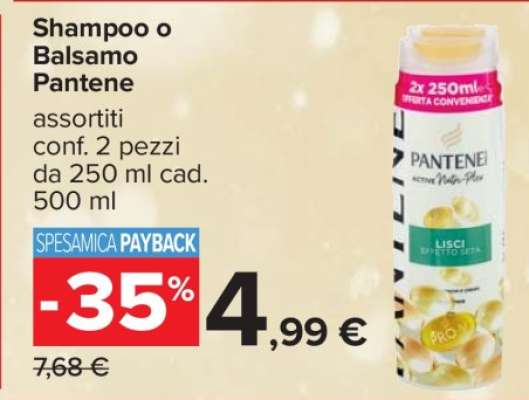 Shampoo o Balsamo Pantene