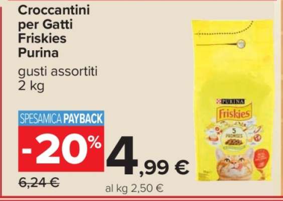 Croccantini per Gatti Friskies Purina