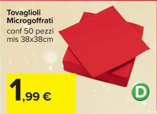 Tovaglioli Microgoffrati