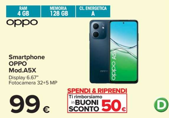 Smartphone OPPO Mod.A5X