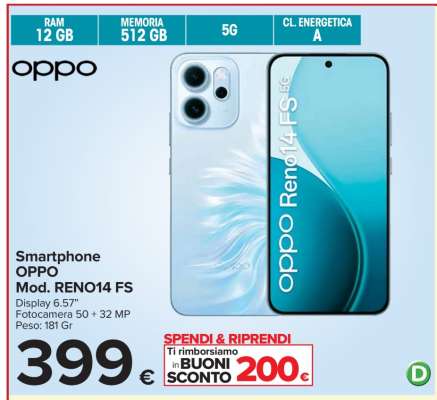 Smartphone OPPO Mod. RENO14 FS