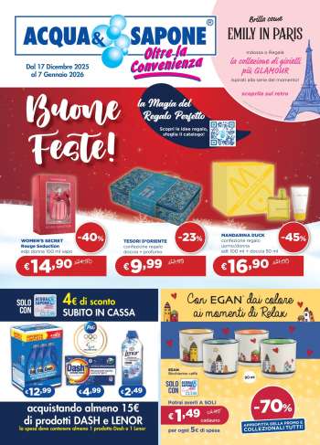 Volantino Acqua & Sapone - 17/12/2025 - 7/1/2026.