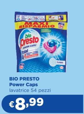 BIO PRESTO POWER CAPS