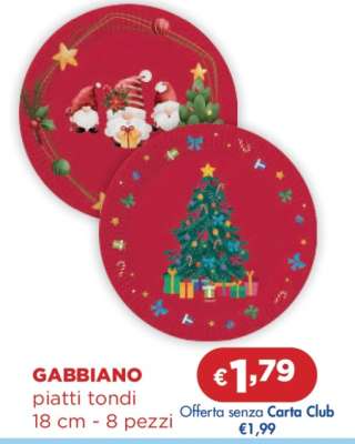 GABBIANO piatti tondi