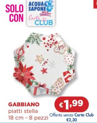 GABBIANO piatti stella